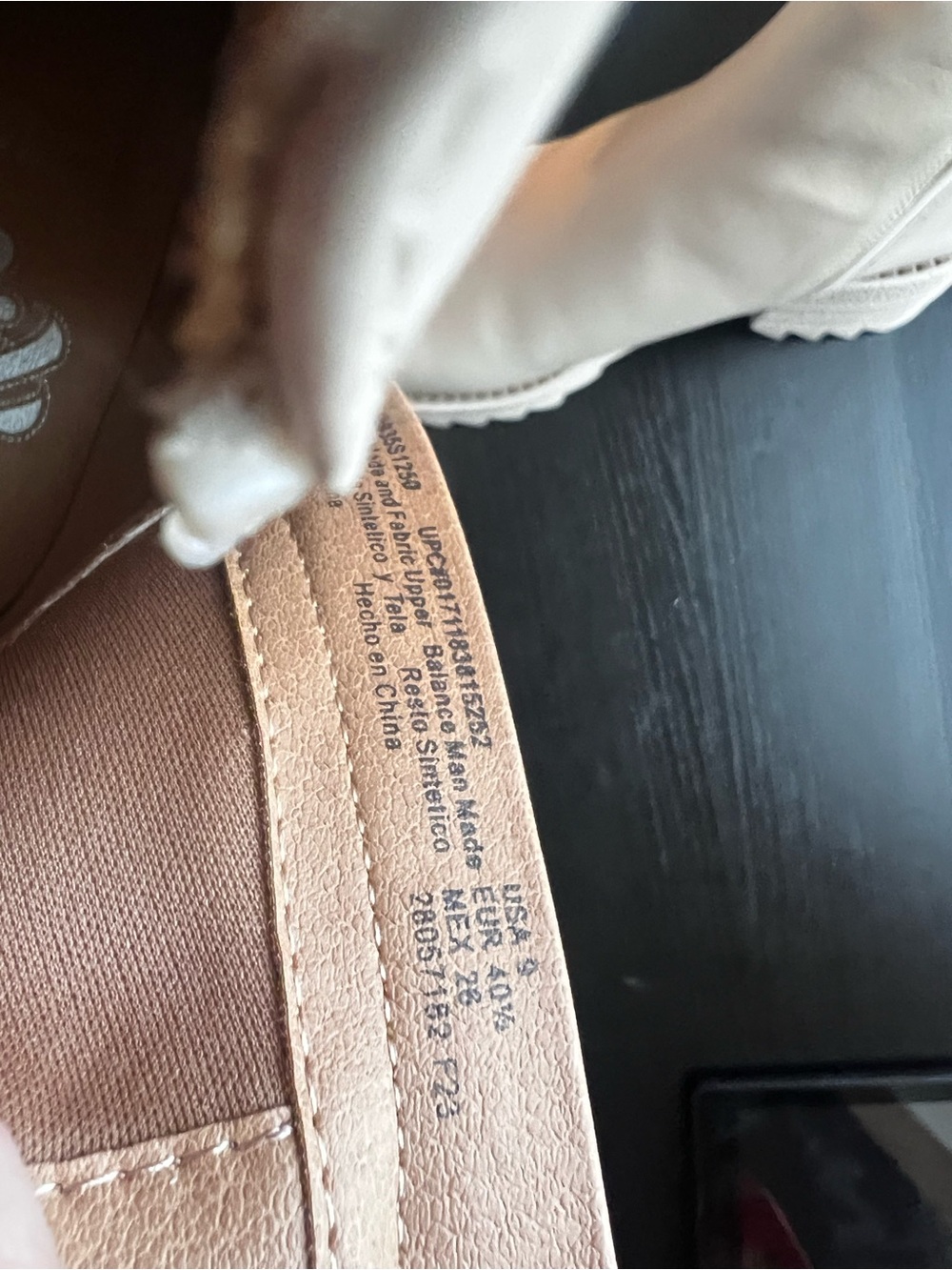 Sam & Libby Beige Cream Ankle Booties with Side Zip - Picture 8 of 9